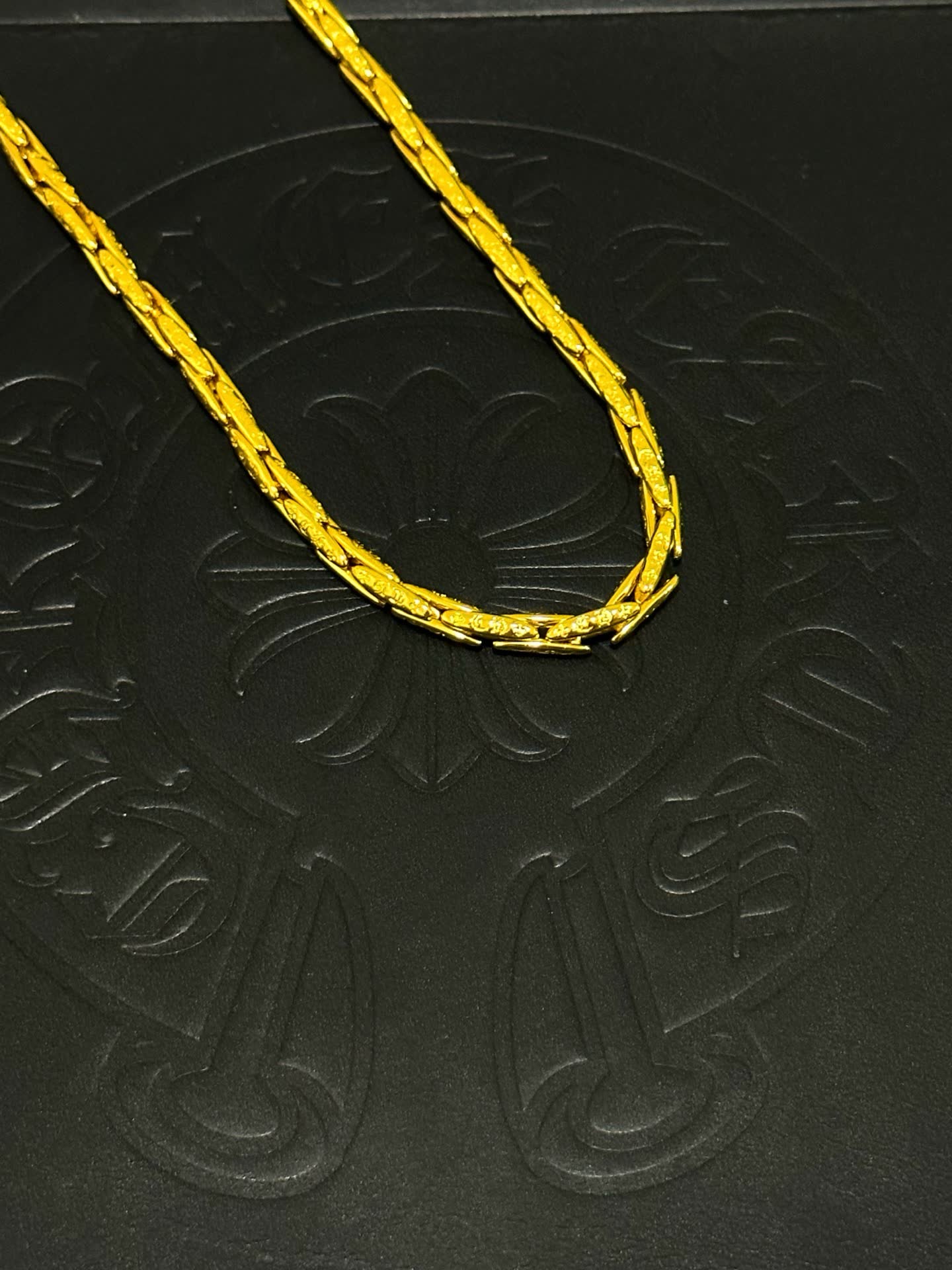 Chrome Hearts Elegant Gold Chain Necklace